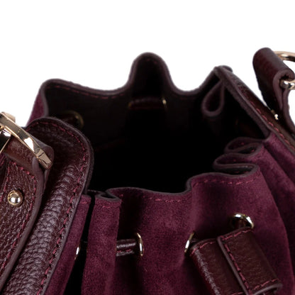 Valentina Suede Leather Shoulder Bag