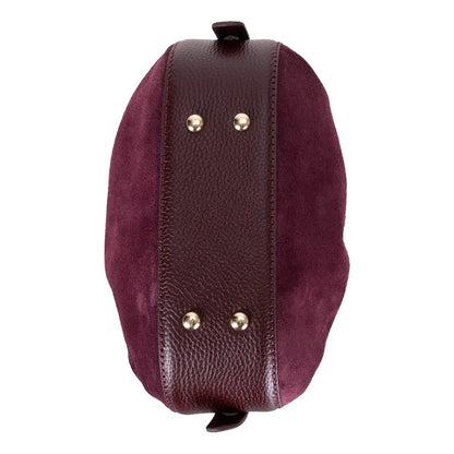 Valentina Suede Leather Shoulder Bag
