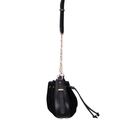 Valentina Suede Leather Shoulder Bag