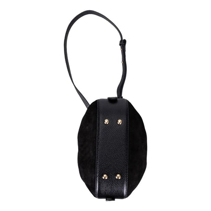 Valentina Suede Leather Shoulder Bag