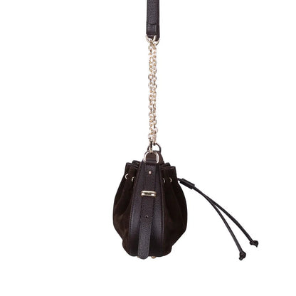 Valentina Suede Leather Shoulder Bag