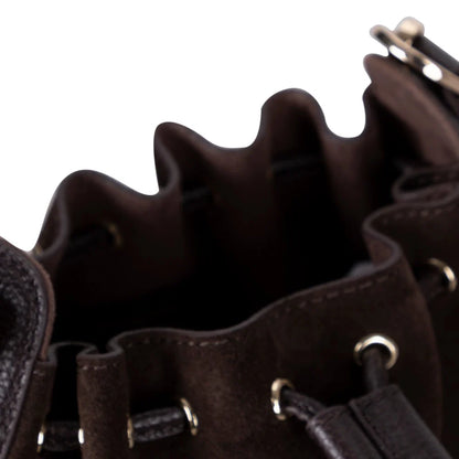 Valentina Suede Leather Shoulder Bag