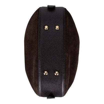 Valentina Suede Leather Shoulder Bag