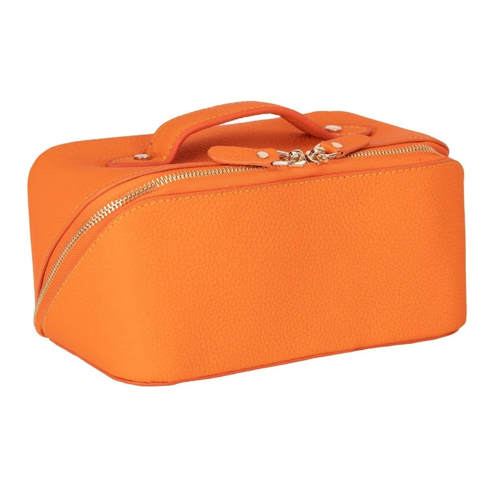 Ella Leather Makeup Bag