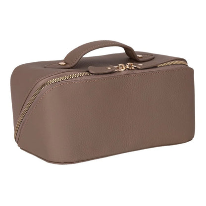 Ella Leather Makeup & Travel Bag