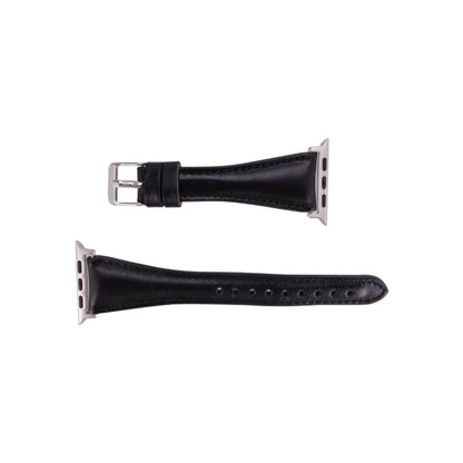 Leather Apple Watch Bands - Clasic Slim Style BRN7
