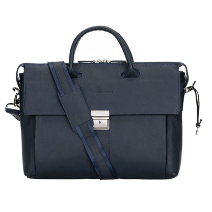 Wizard 14-Inch Leather Laptop Briefcase