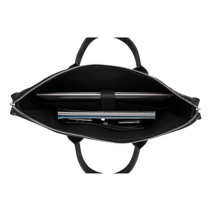 Wizard 14-Inch Leather Laptop Briefcase