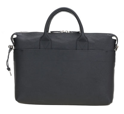 Wizard 14-Inch Leather Laptop Briefcase