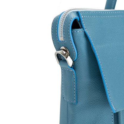 Wizard 14-Inch Leather Laptop Briefcase