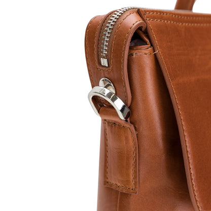 Wizard 14-Inch Leather Laptop Briefcase