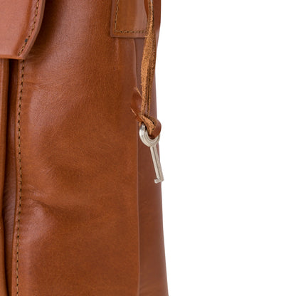 Wizard 14-Inch Leather Laptop Briefcase
