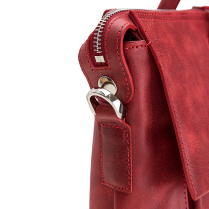 Wizard 14-Inch Leather Laptop Briefcase