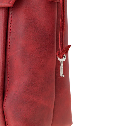 Wizard 14-Inch Leather Laptop Briefcase