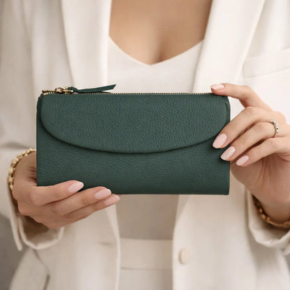 Vellure Large Leather Clutch Wallet
