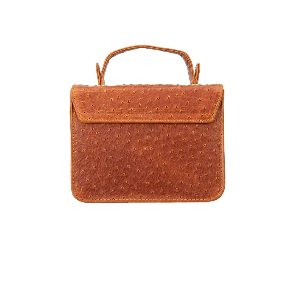 Bouletta Alisha Geniune Leather Women’s Bag Petrol Green Ostrich