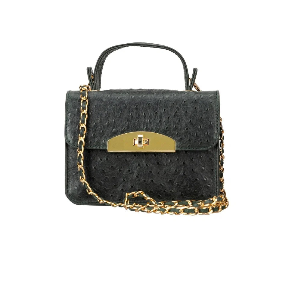 Bouletta Alisha Geniune Leather Women’s Bag Gold Croc