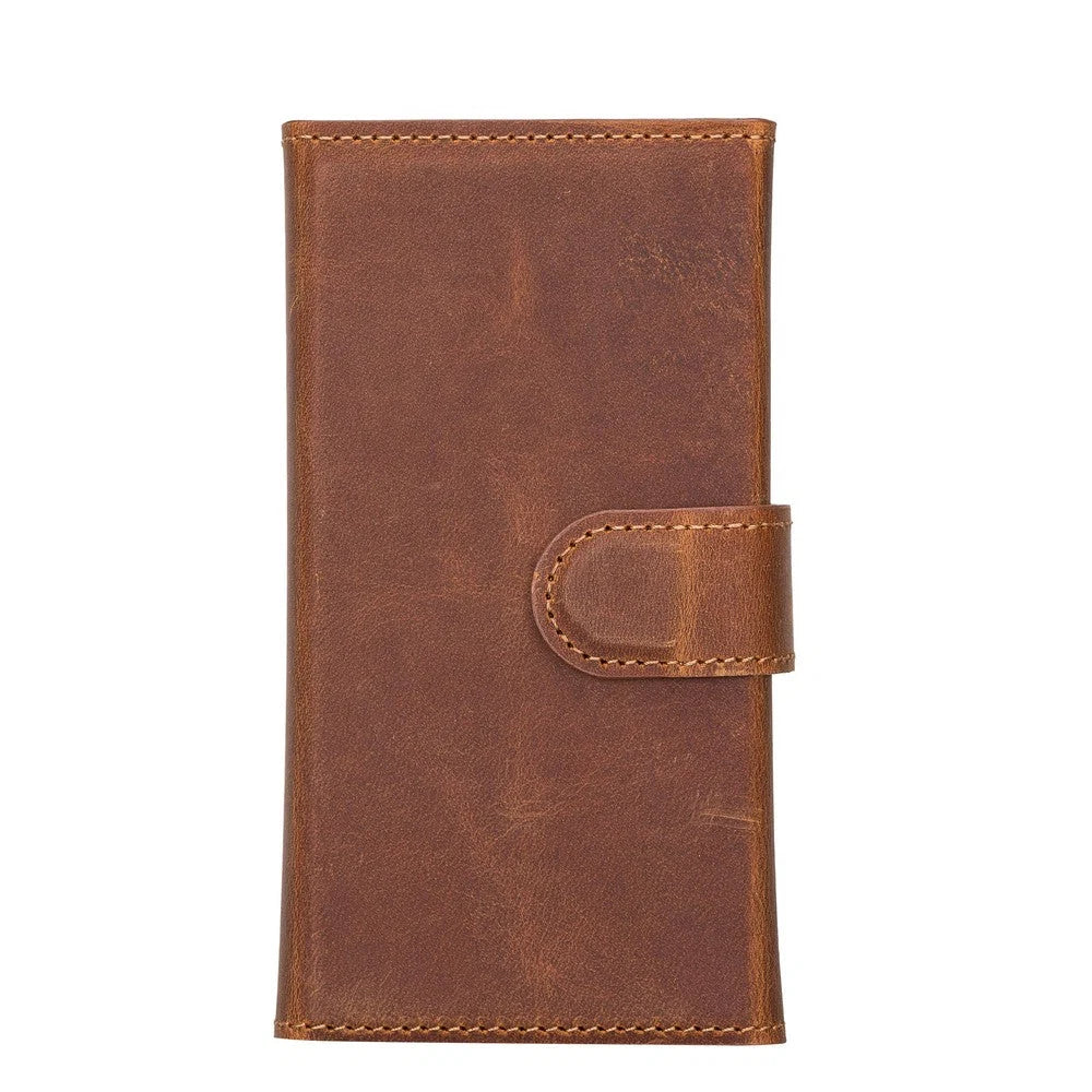 Santa iPhone 13 Mini Leather Detachable Wallet Case