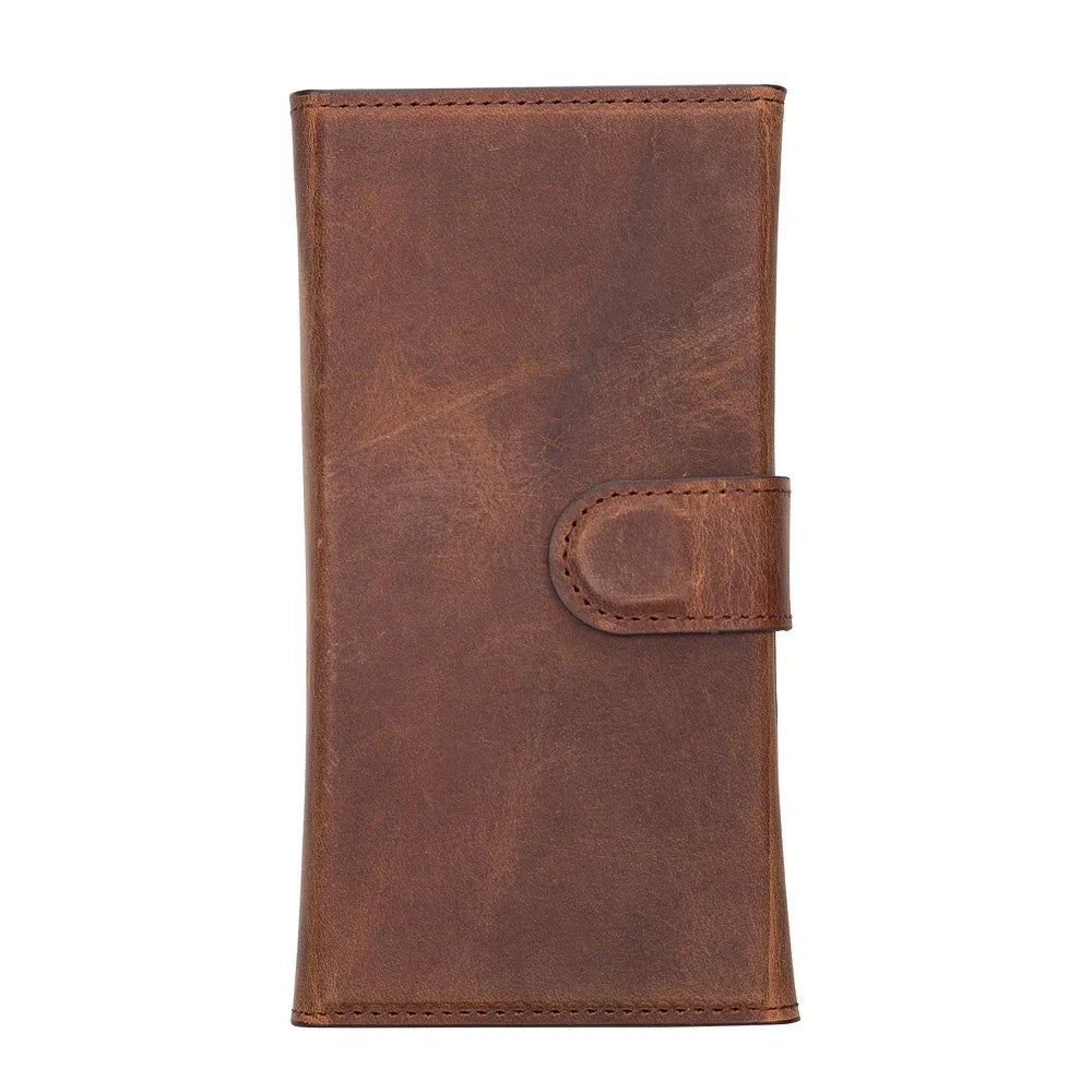 Santa iPhone 13 Mini Leather Detachable Wallet Case