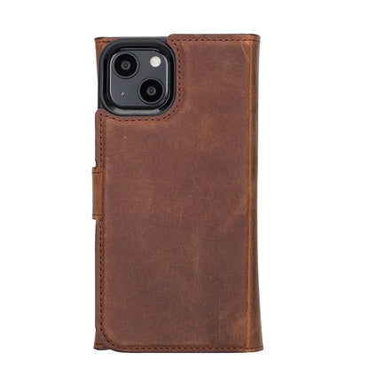 Santa iPhone 13 mini Detachable Leather Wallet Case