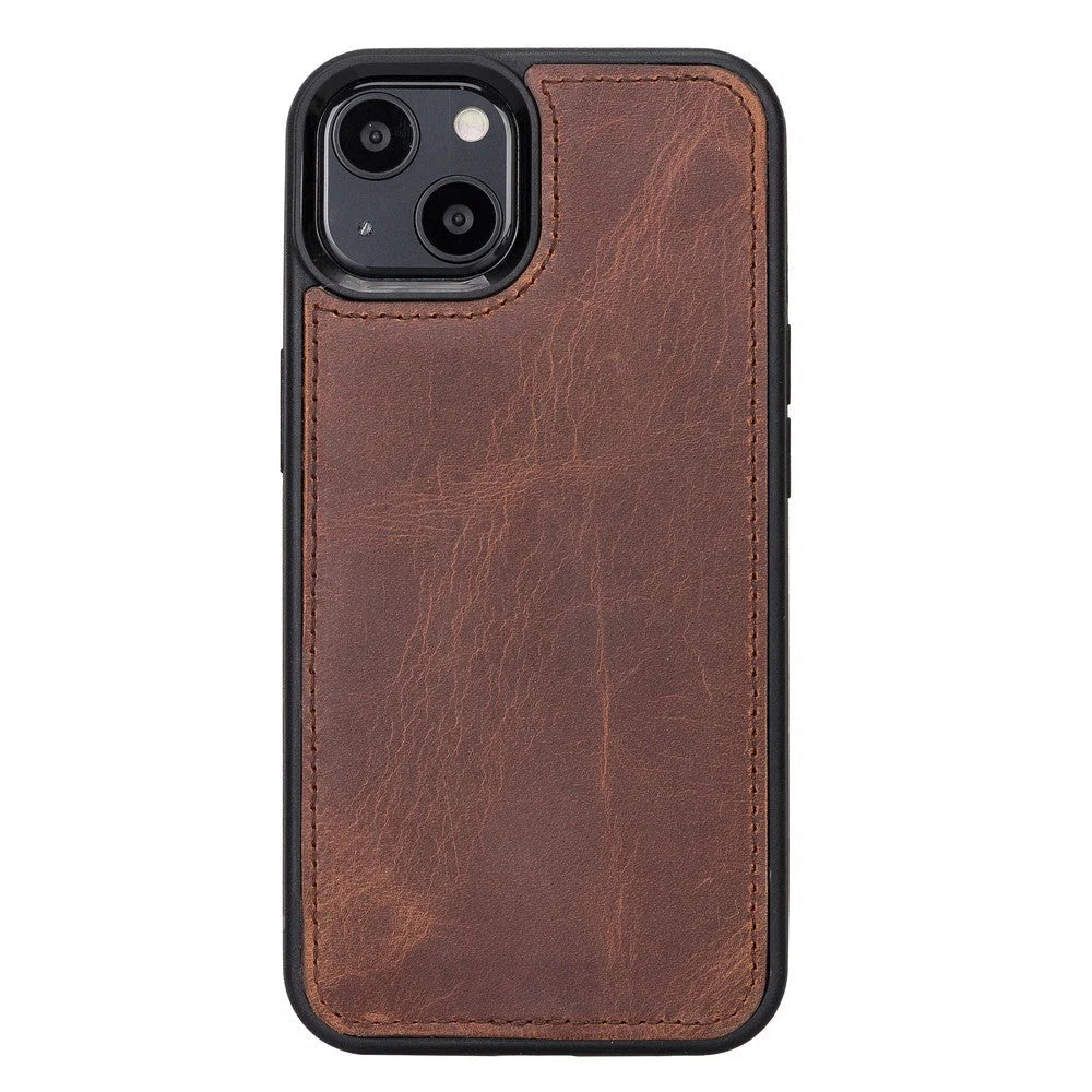 Santa iPhone 13 Mini Leather Detachable Wallet Case