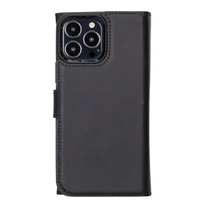 Santa iPhone 13 Pro Max Detachable Leather Wallet Case