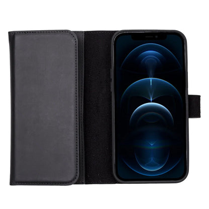 Santa iPhone 13 Pro Max Detachable Leather Wallet Case