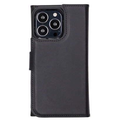 Santa iPhone 13 Pro Detachable Leather Wallet Case