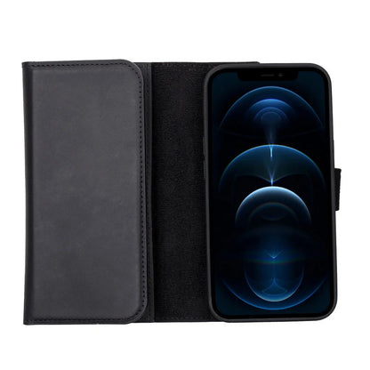 Santa iPhone 13 Pro Detachable Leather Wallet Case