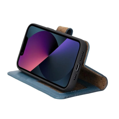 Magic iPhone 14 Plus Detachable Leather Wallet Case – Colorful