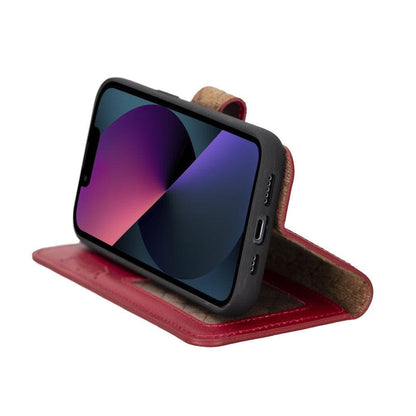 Magic iPhone 14 Plus Detachable Leather Wallet Case – Colorful