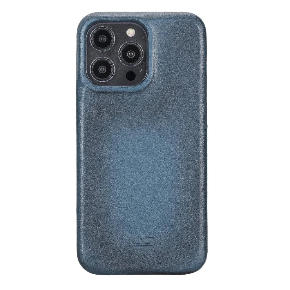 Bouletta Apple iPhone 14 Series Full Leather Coating Back Cover