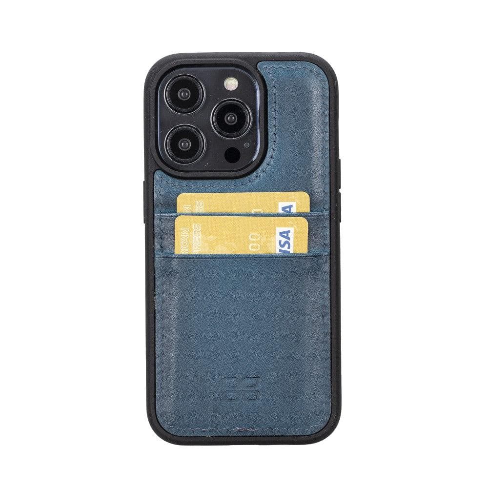 Bouletta Apple iPhone 14 Series Leather Back Cover with Card Holder