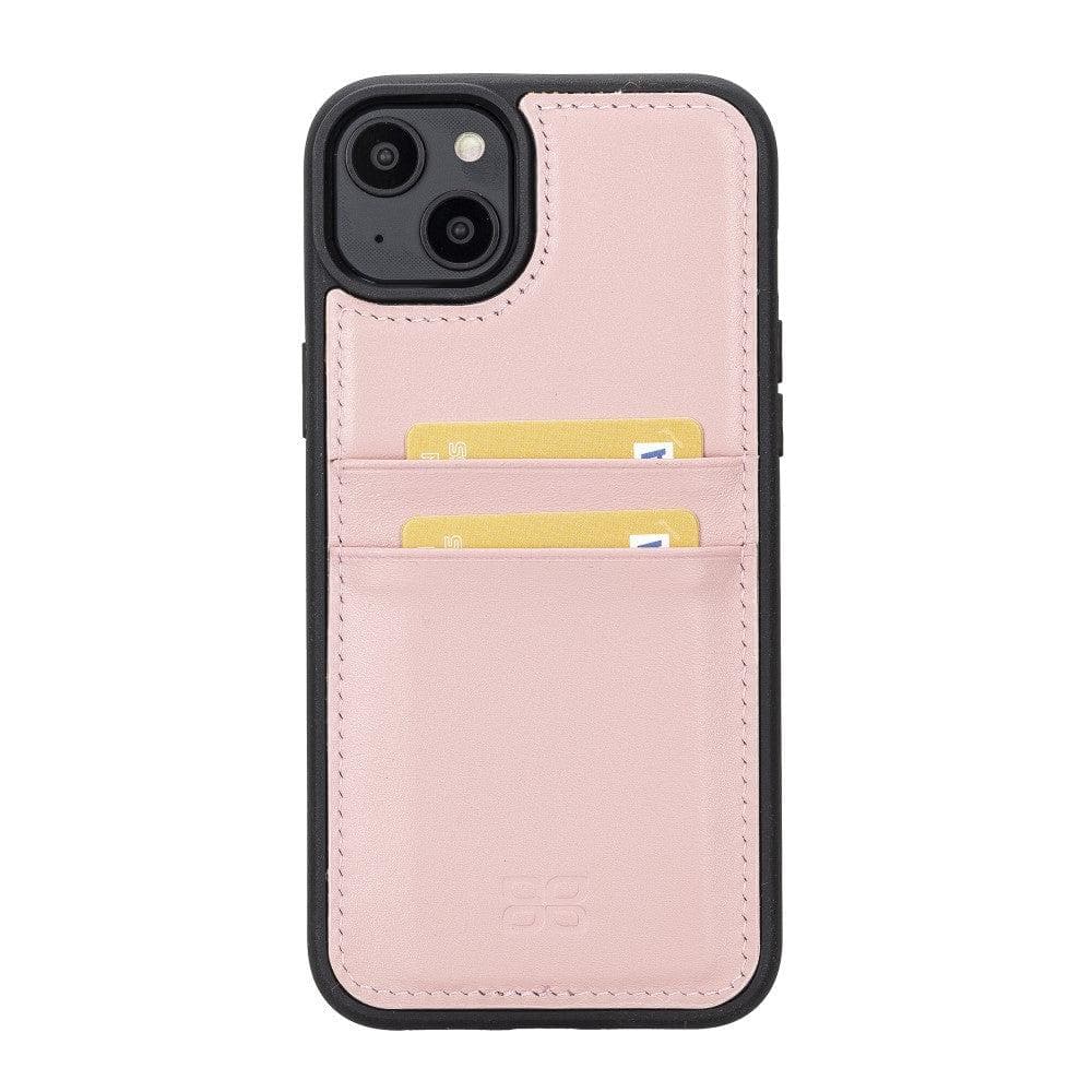 Bouletta Apple iPhone 14 Series Leather Back Cover with Card Holder