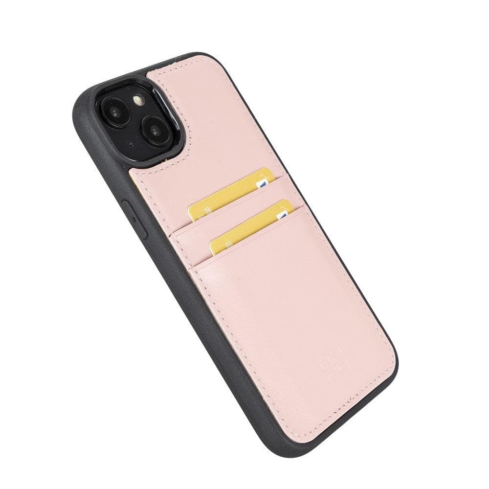 Bouletta Apple iPhone 14 Series Leather Back Cover with Card Holder