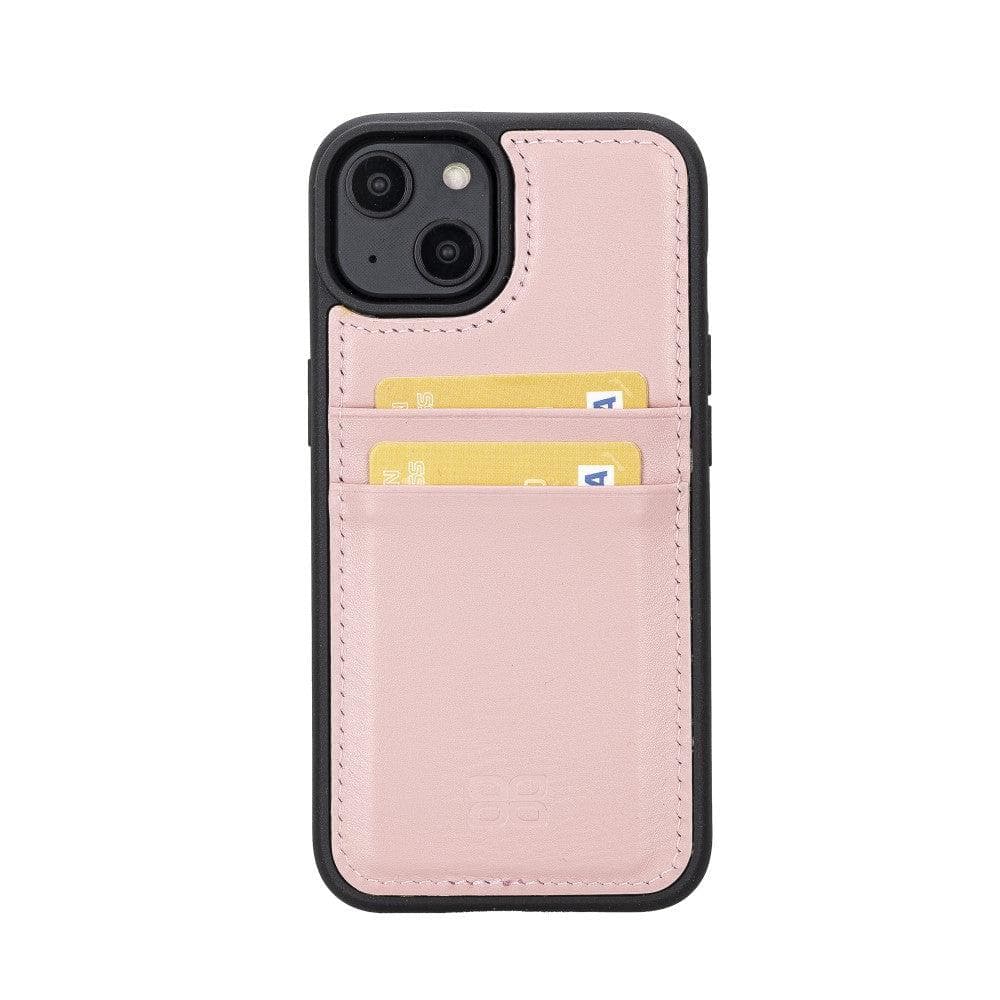 Bouletta Apple iPhone 14 Series Leather Back Cover with Card Holder
