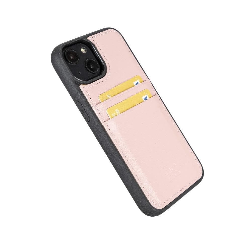 Bouletta Apple iPhone 14 Series Leather Back Cover with Card Holder