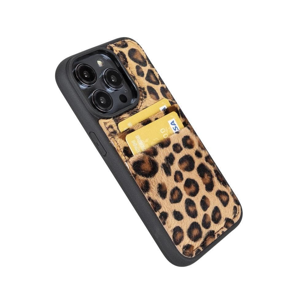 Bouletta Apple iPhone 14 Series Leather Back Cover with Card Holder