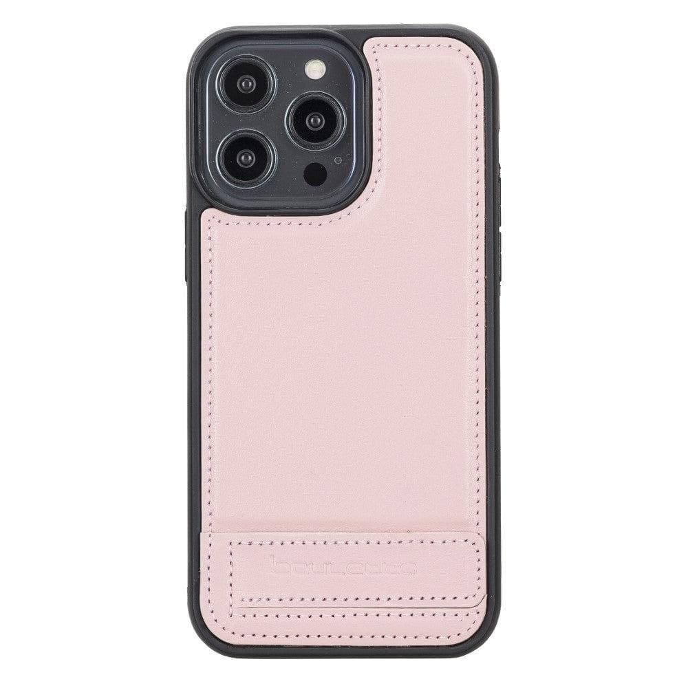 Bouletta Apple iPhone 14 Series Leather Back Cover with Stand iPhone 14 Pro Max / Pink