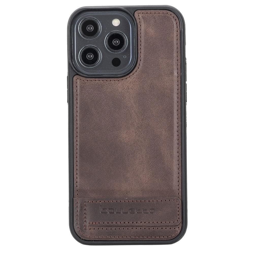 Bouletta Apple iPhone 14 Series Leather Back Cover with Stand iPhone 14 Pro Max / Brown