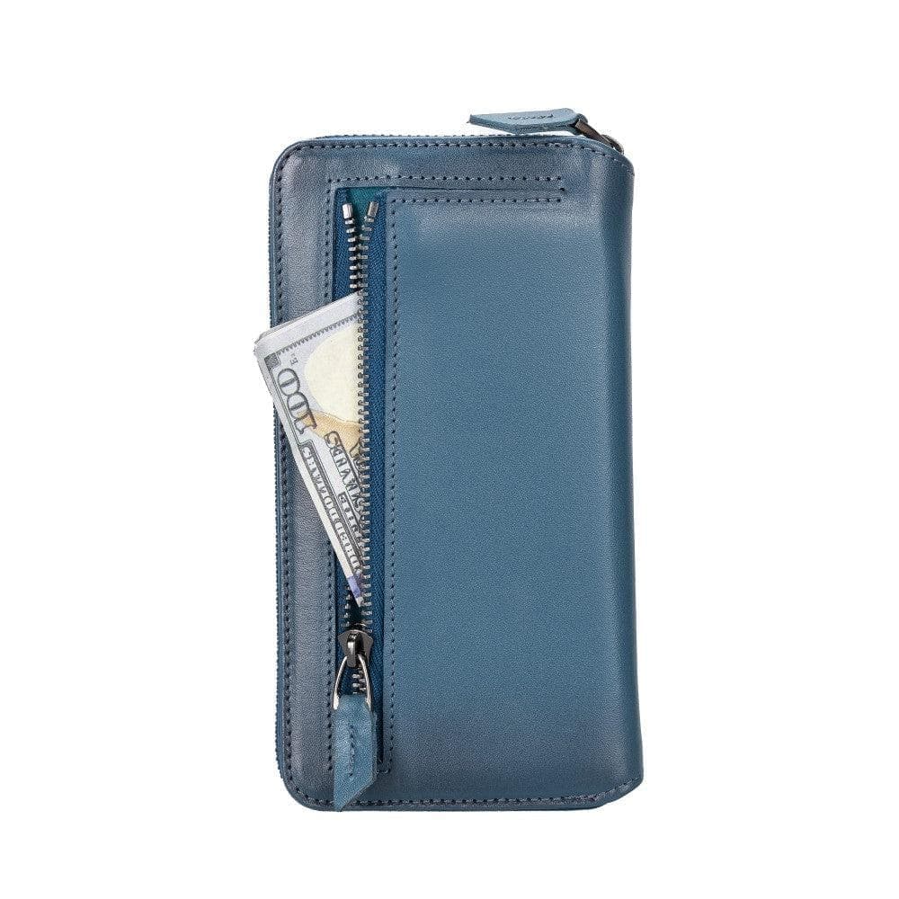 Bouletta Apple iPhone 15 Series Detachable and Zipper Leather Wallet Case - Pre Order