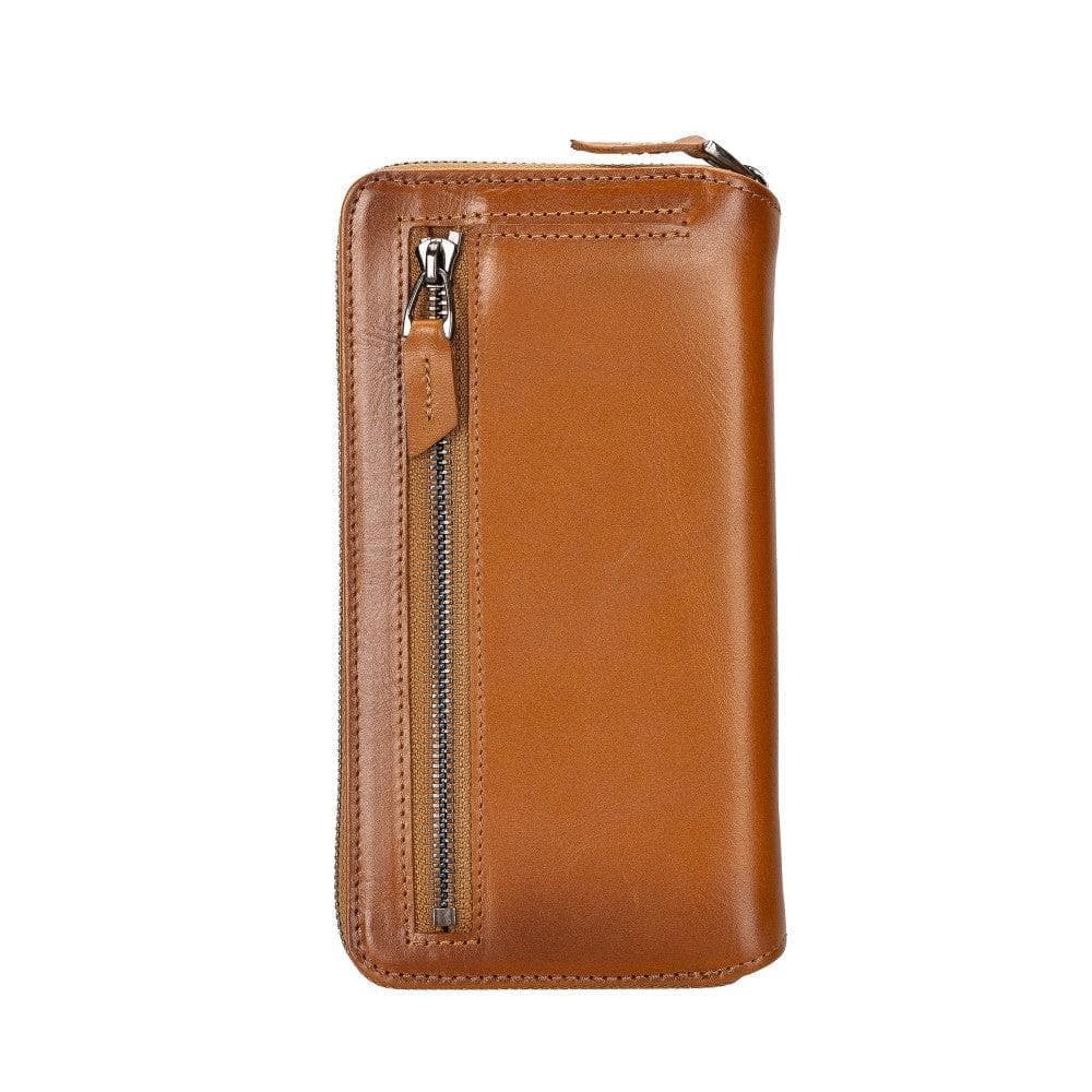 Bouletta Apple iPhone 15 Series Detachable and Zipper Leather Wallet Case - Pre Order