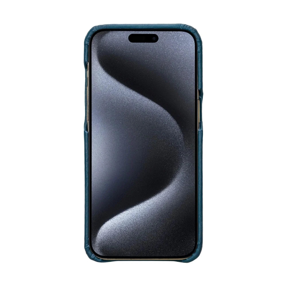 Bouletta Apple iPhone 15 Series Full Leather Coating Back Cover