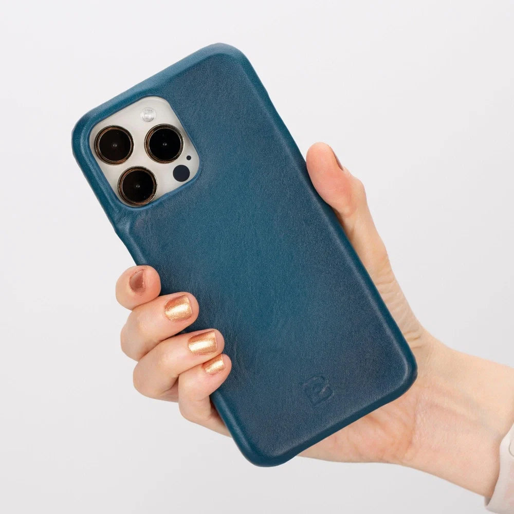 Bouletta Apple iPhone 15 Series Full Leather Coating Back Cover