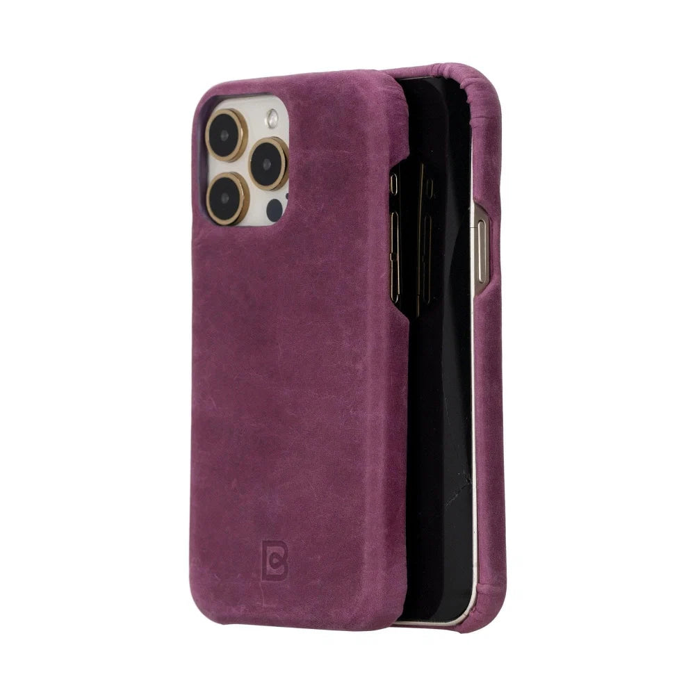 Bouletta Apple iPhone 15 Series Full Leather Coating Back Cover