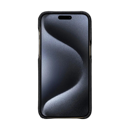 Bouletta Apple iPhone 15 Series Full Leather Coating Back Cover