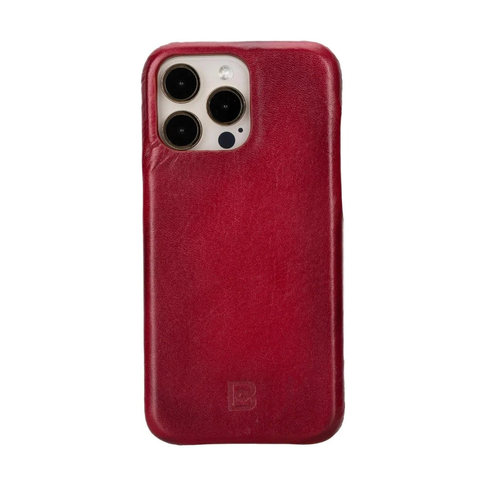 Bouletta Apple iPhone 15 Series Full Leather Coating Back Cover