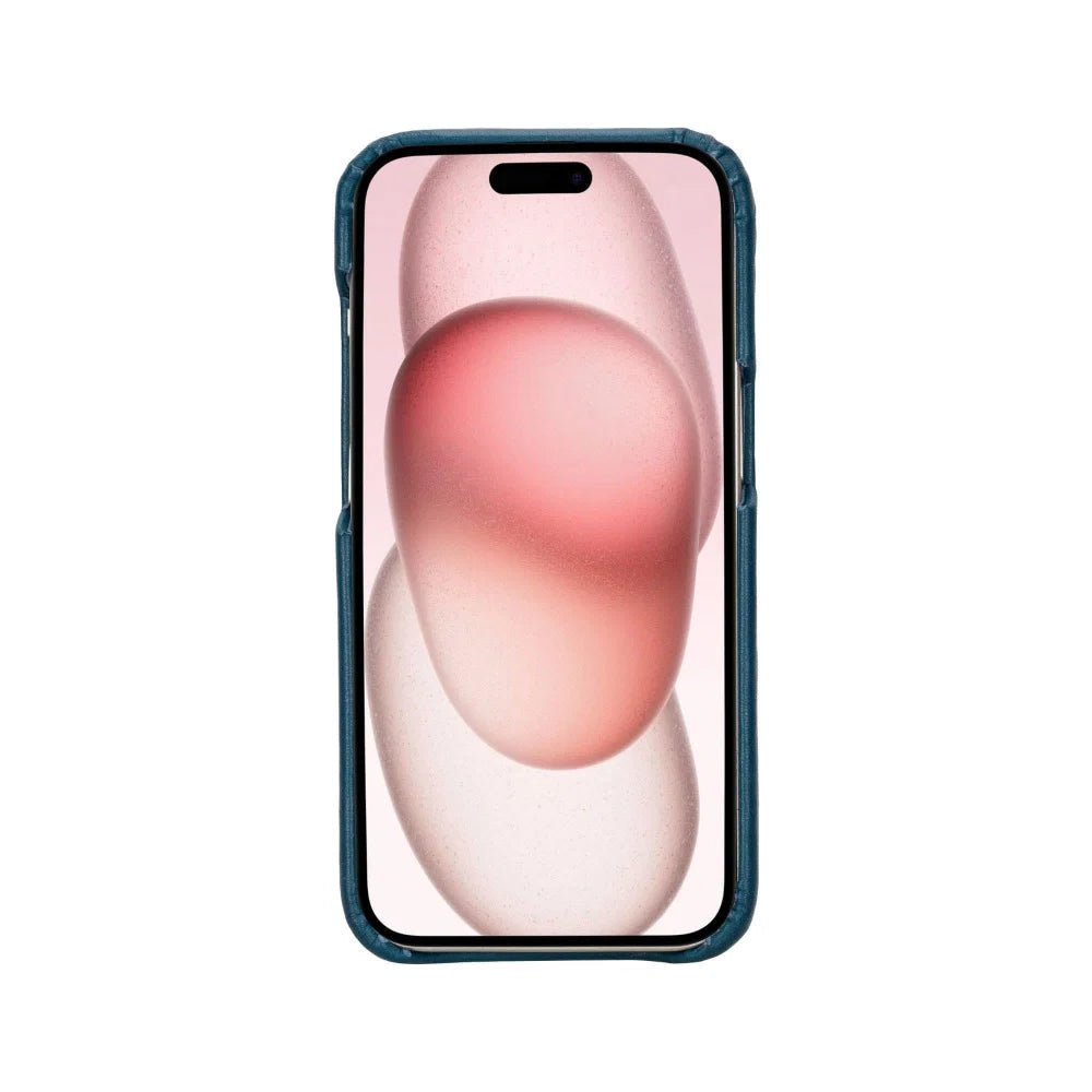 Bouletta Apple iPhone 15 Series Full Leather Coating Back Cover