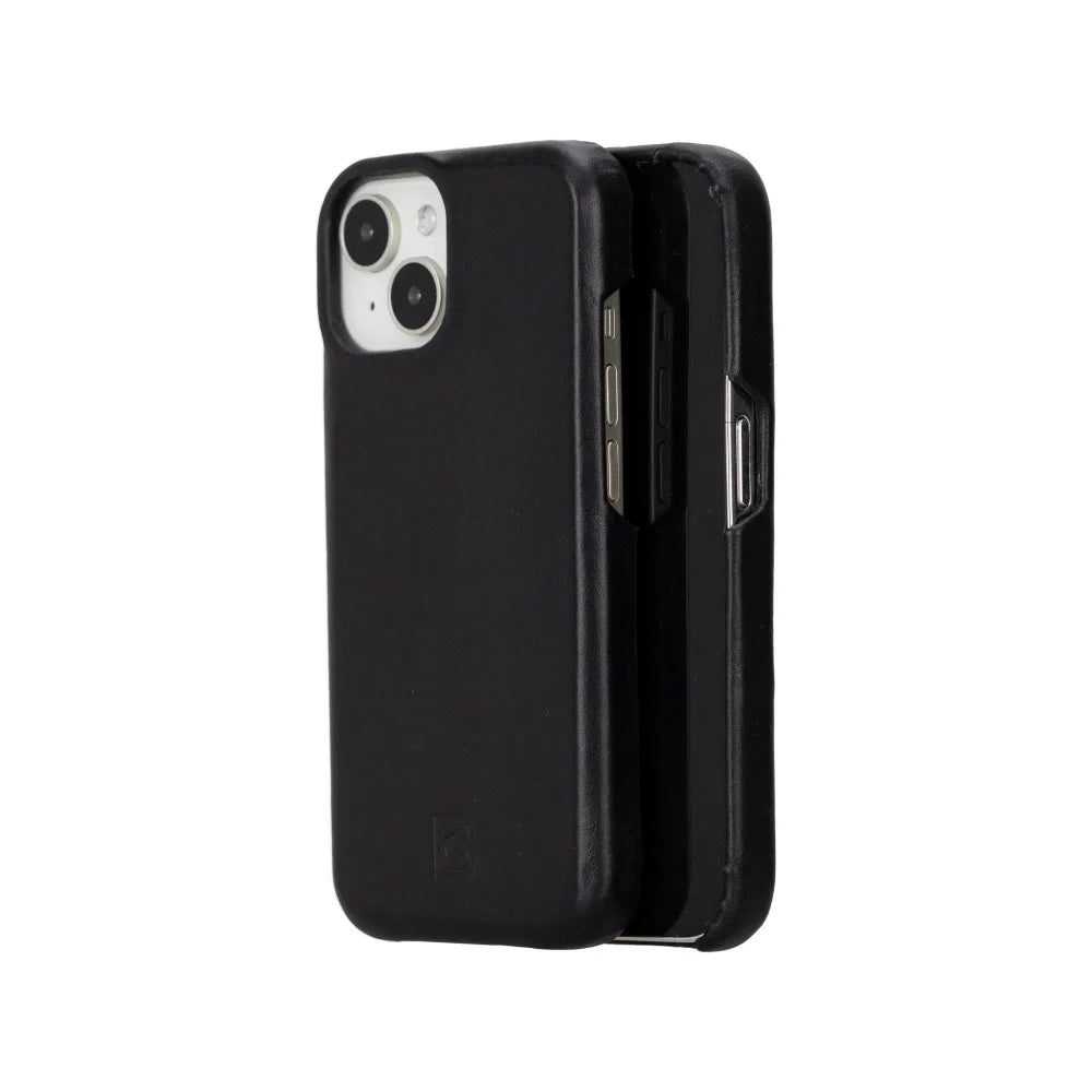 Bouletta Apple iPhone 15 Series Full Leather Coating Back Cover