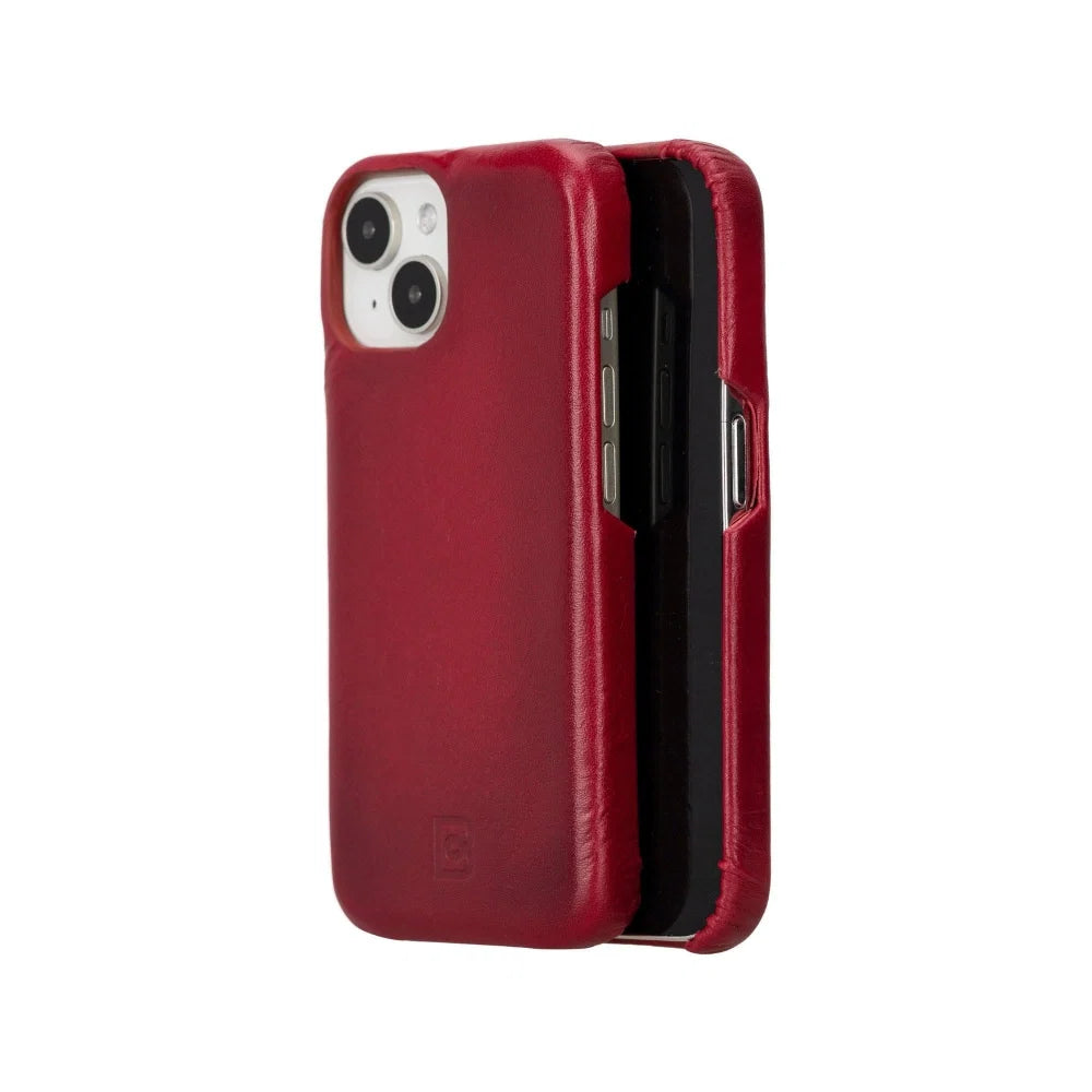 Bouletta Apple iPhone 15 Series Full Leather Coating Back Cover